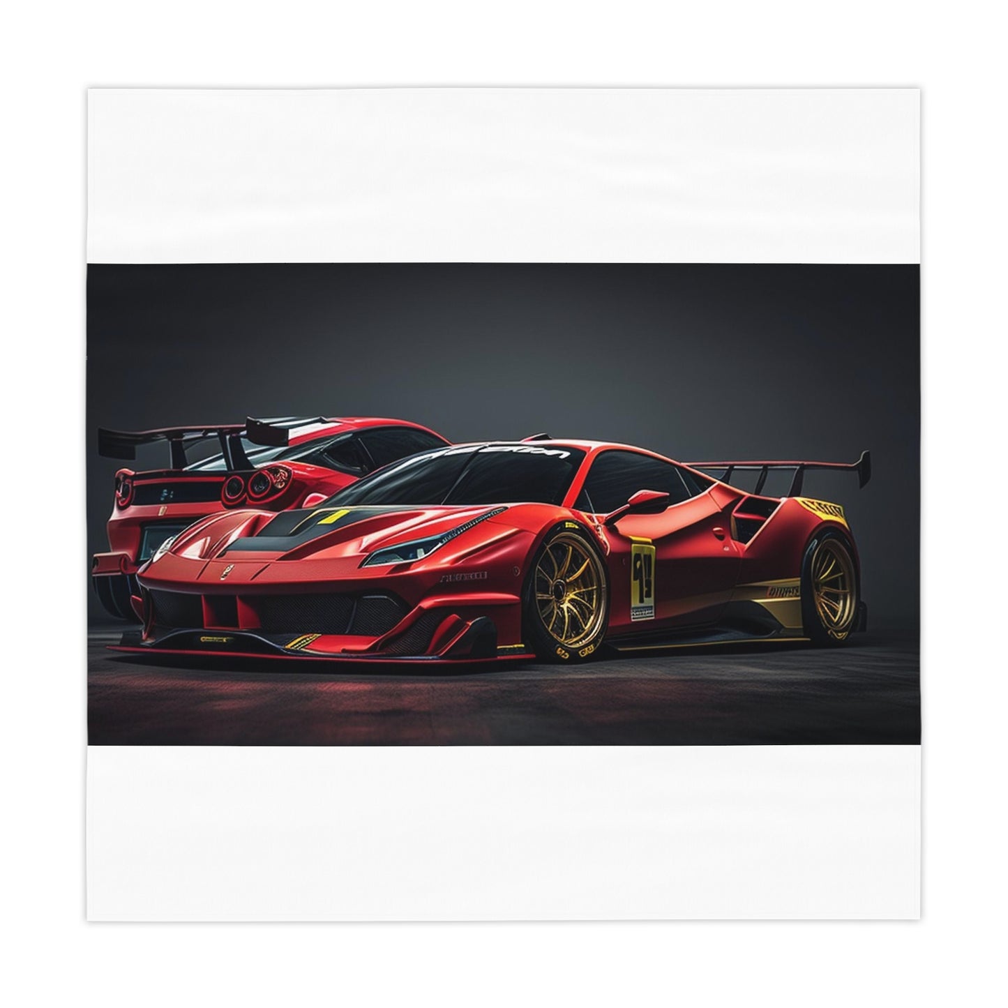 Tablecloth Ferrari Red 3