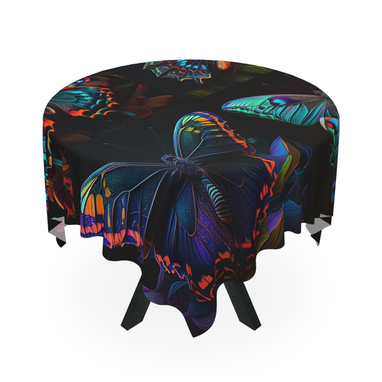 Tablecloth Hue Neon Butterfly 5