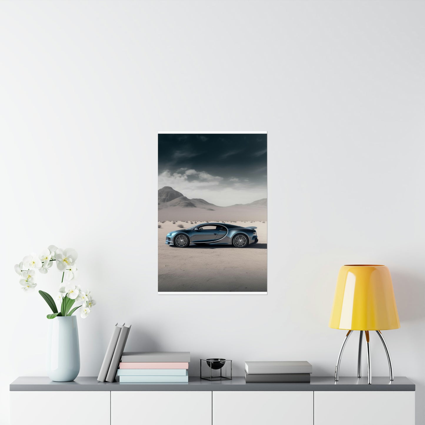 Premium Matte Vertical Posters Bugatti Real Look 1