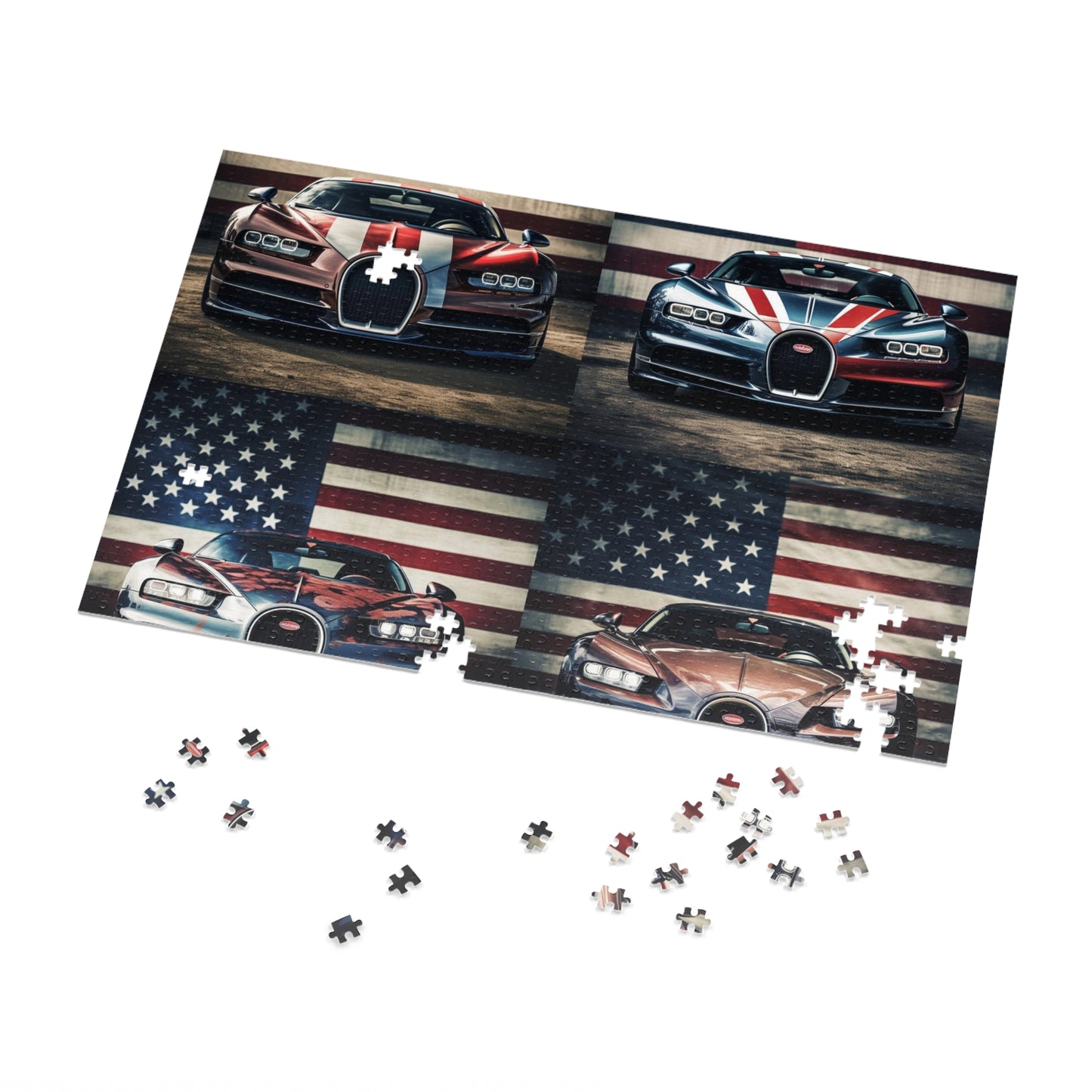 Jigsaw Puzzle (30, 110, 252, 500,1000-Piece) Bugatti Flag 5