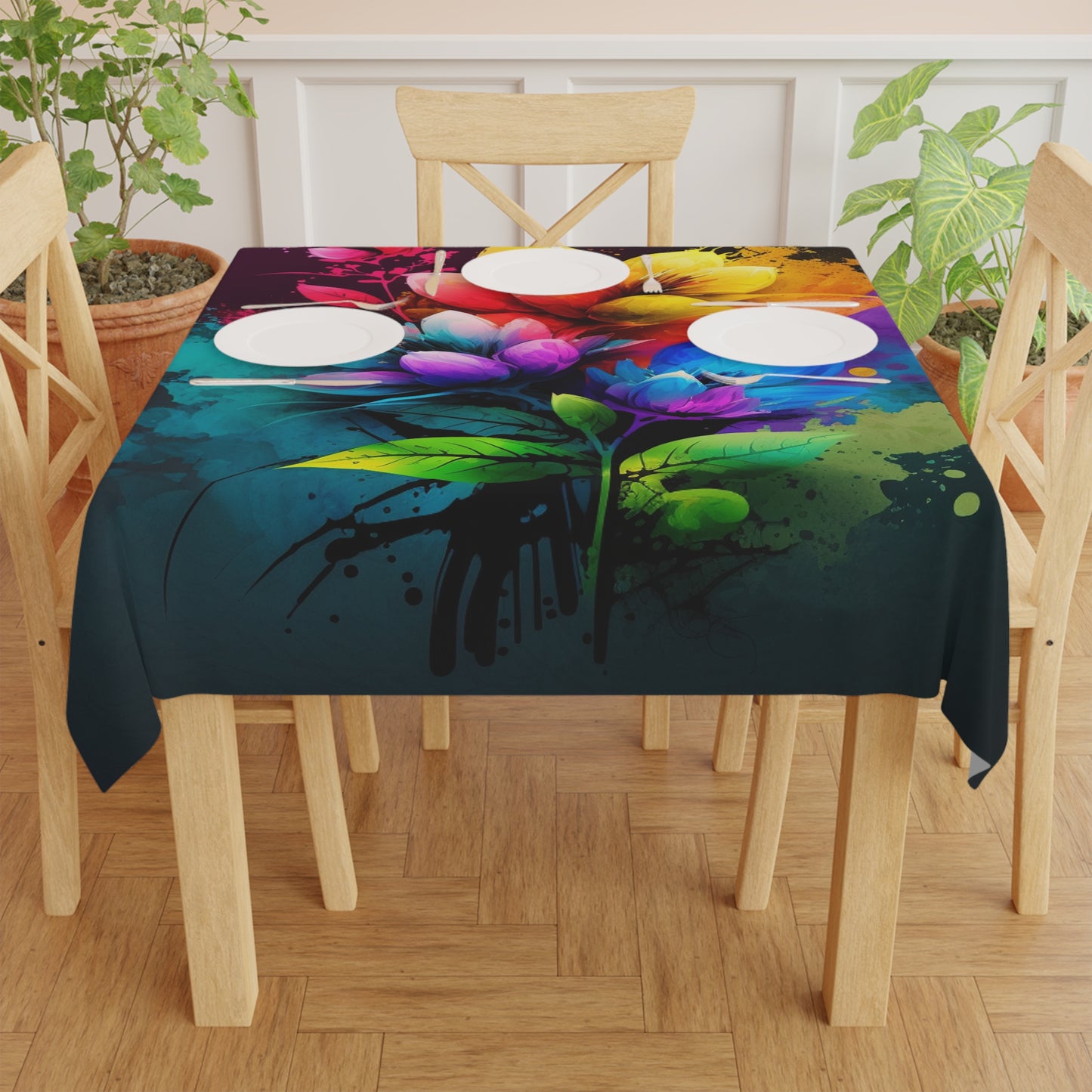 Tablecloth Bright Spring Flowers 3