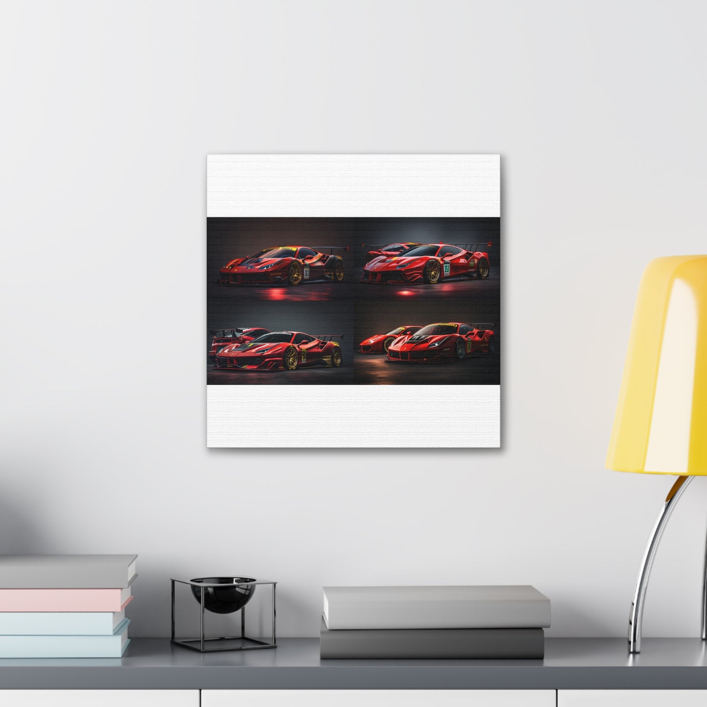 Canvas Gallery Wraps Ferrari Red 5