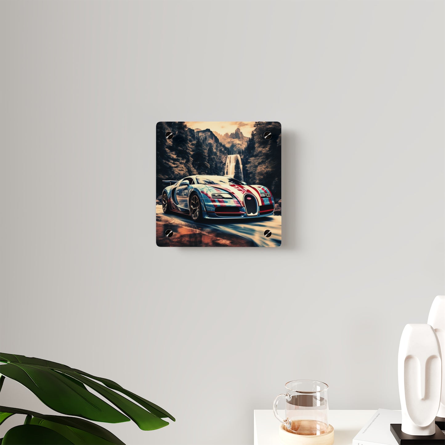 Acrylic Wall Art Panels Bugatti Waterfall 1