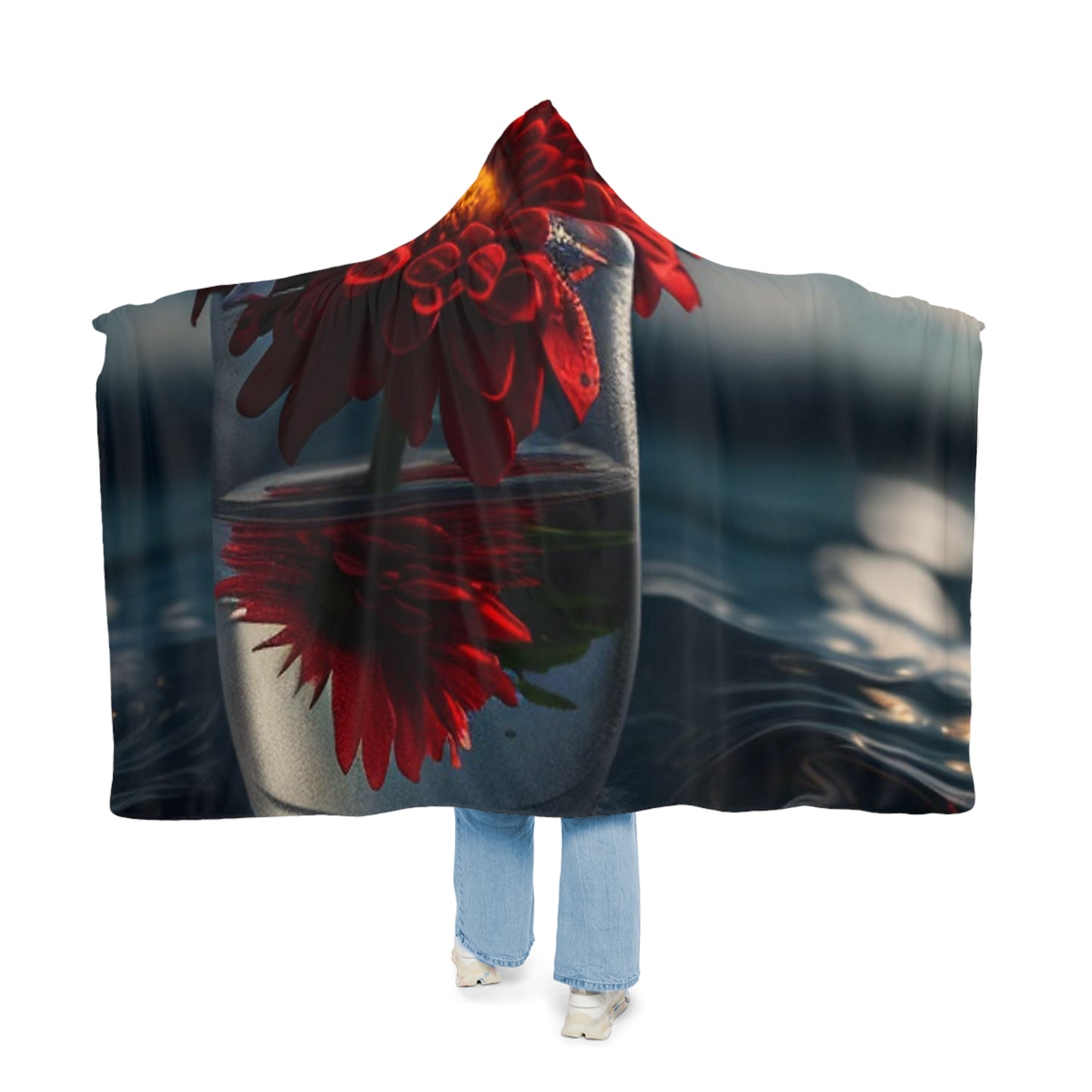 Snuggle Hooded Blanket Chrysanthemum 3