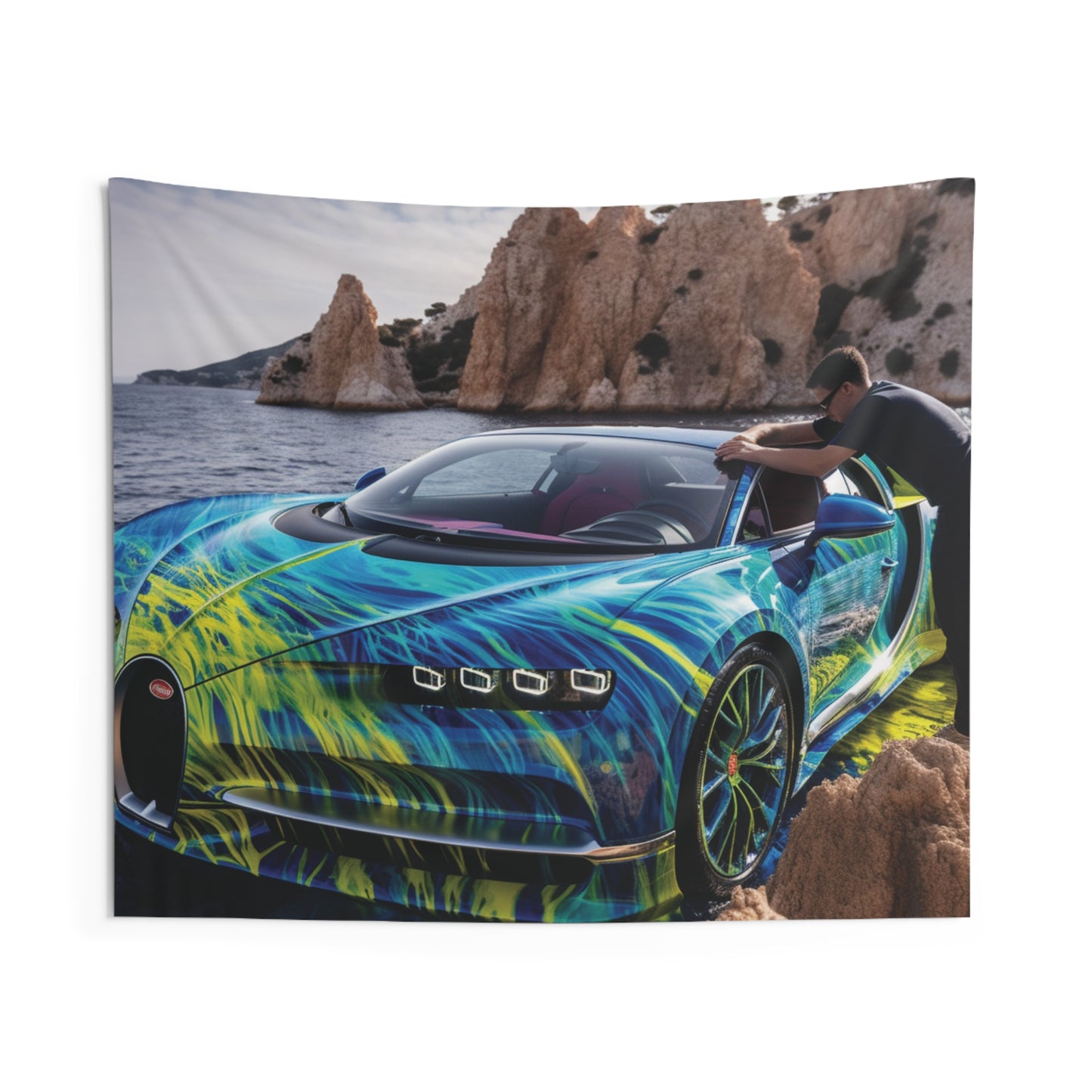 Indoor Wall Tapestries Bugatti Water 1