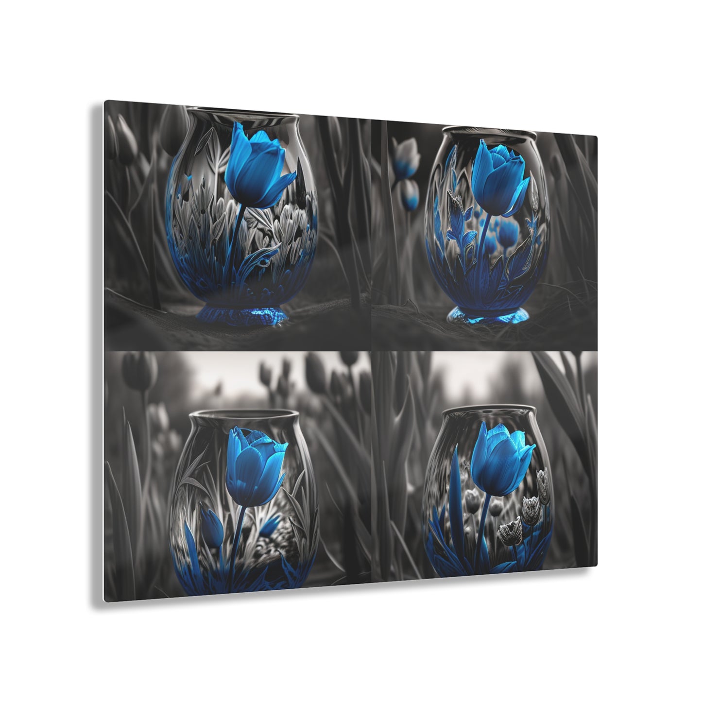 Acrylic Prints Tulip Blue 5