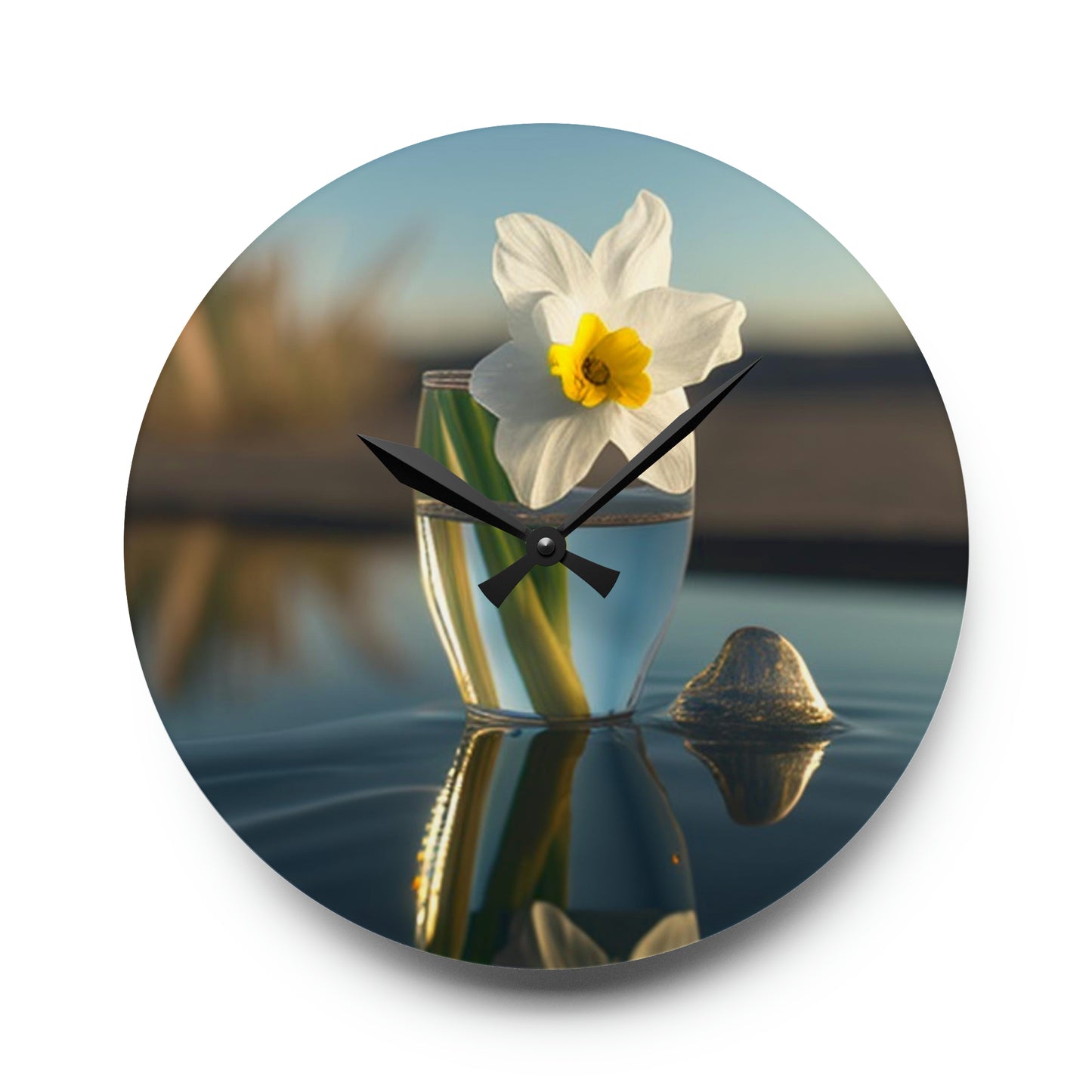 Acrylic Wall Clock Daffodil 4