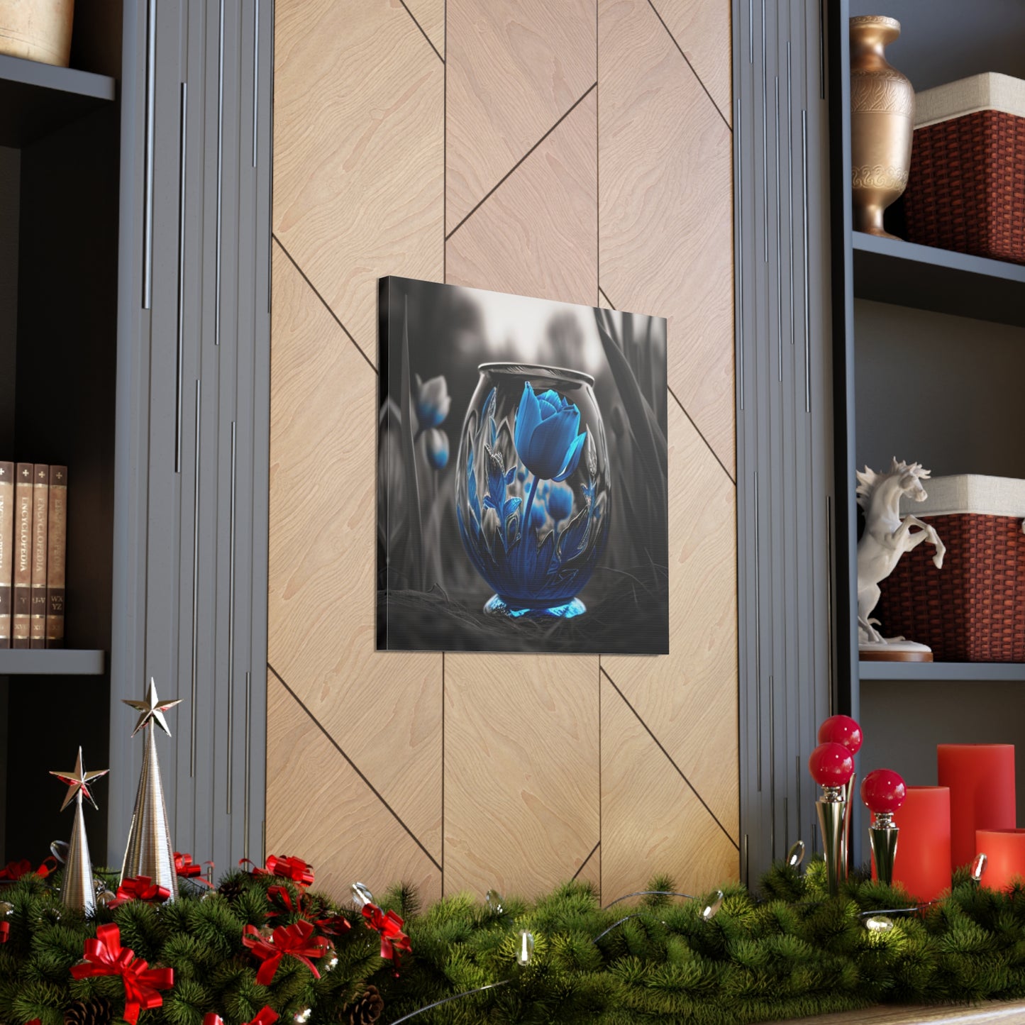 Canvas Gallery Wraps Tulip Blue 2