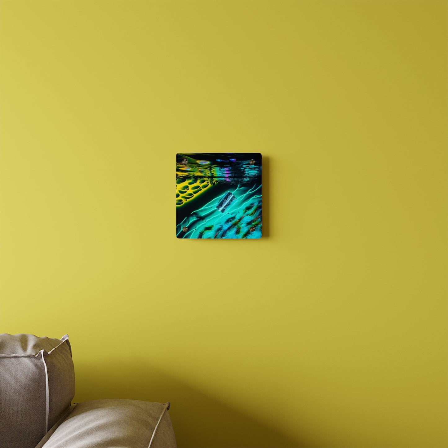 Acrylic Wall Art Panels Florescent Glow 2