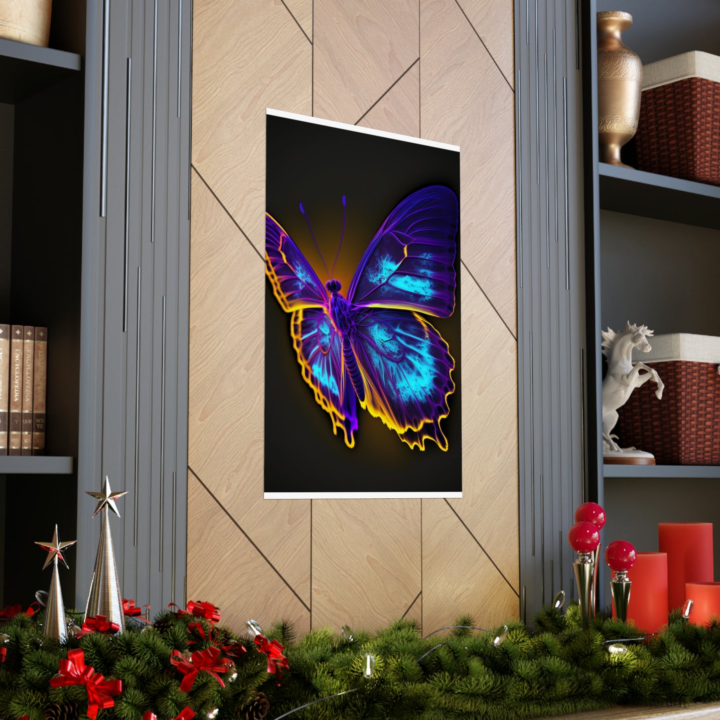 Premium Matte Vertical Posters Thermal Butterfly 4