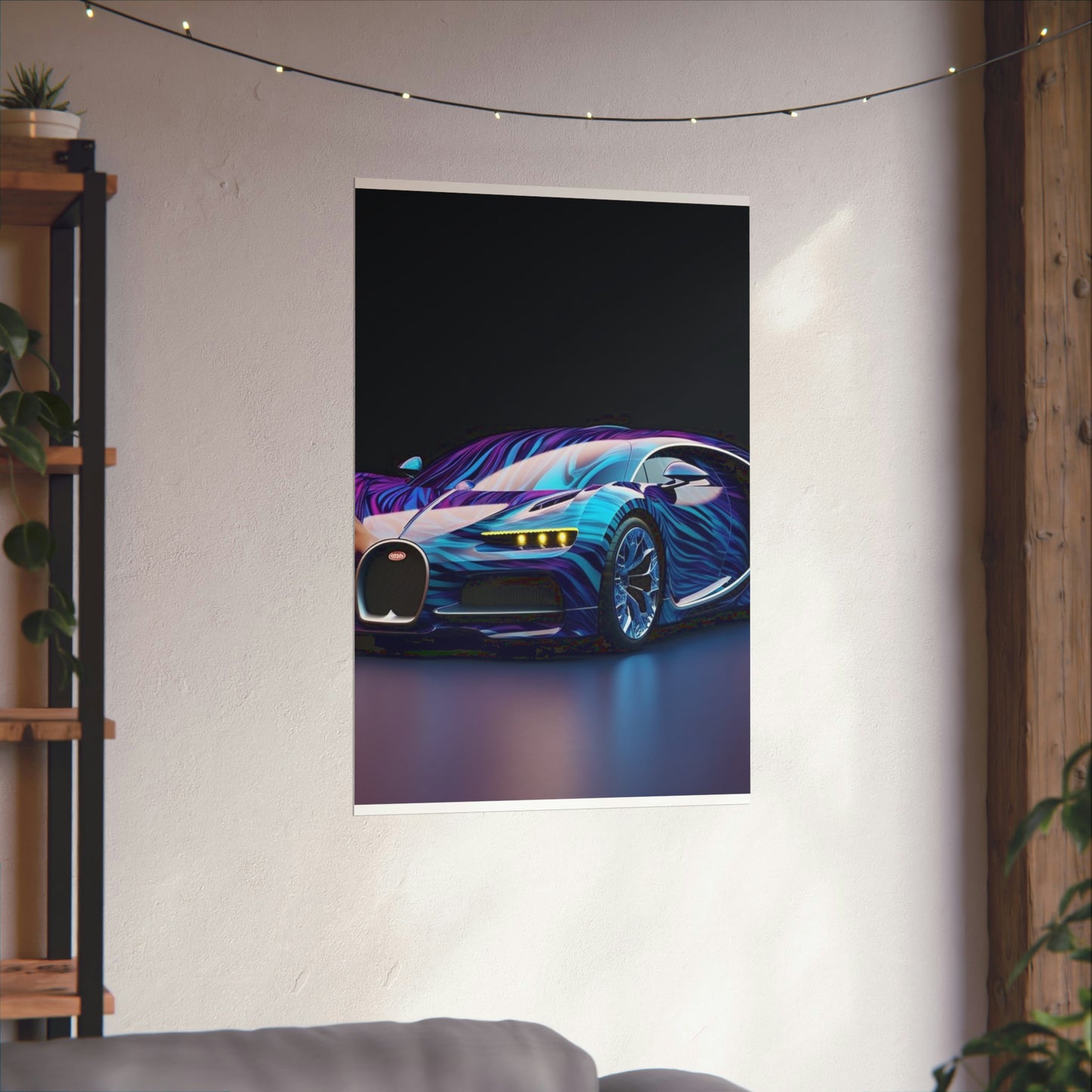 Premium Matte Vertical Posters Bugatti Abstract Flair 3