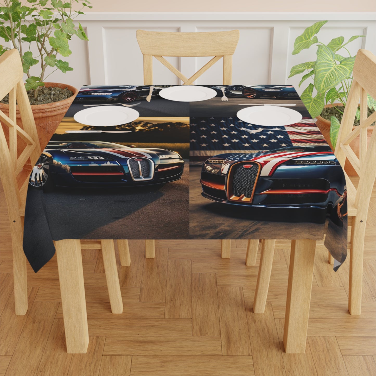 Tablecloth Bugatti Flag American 5