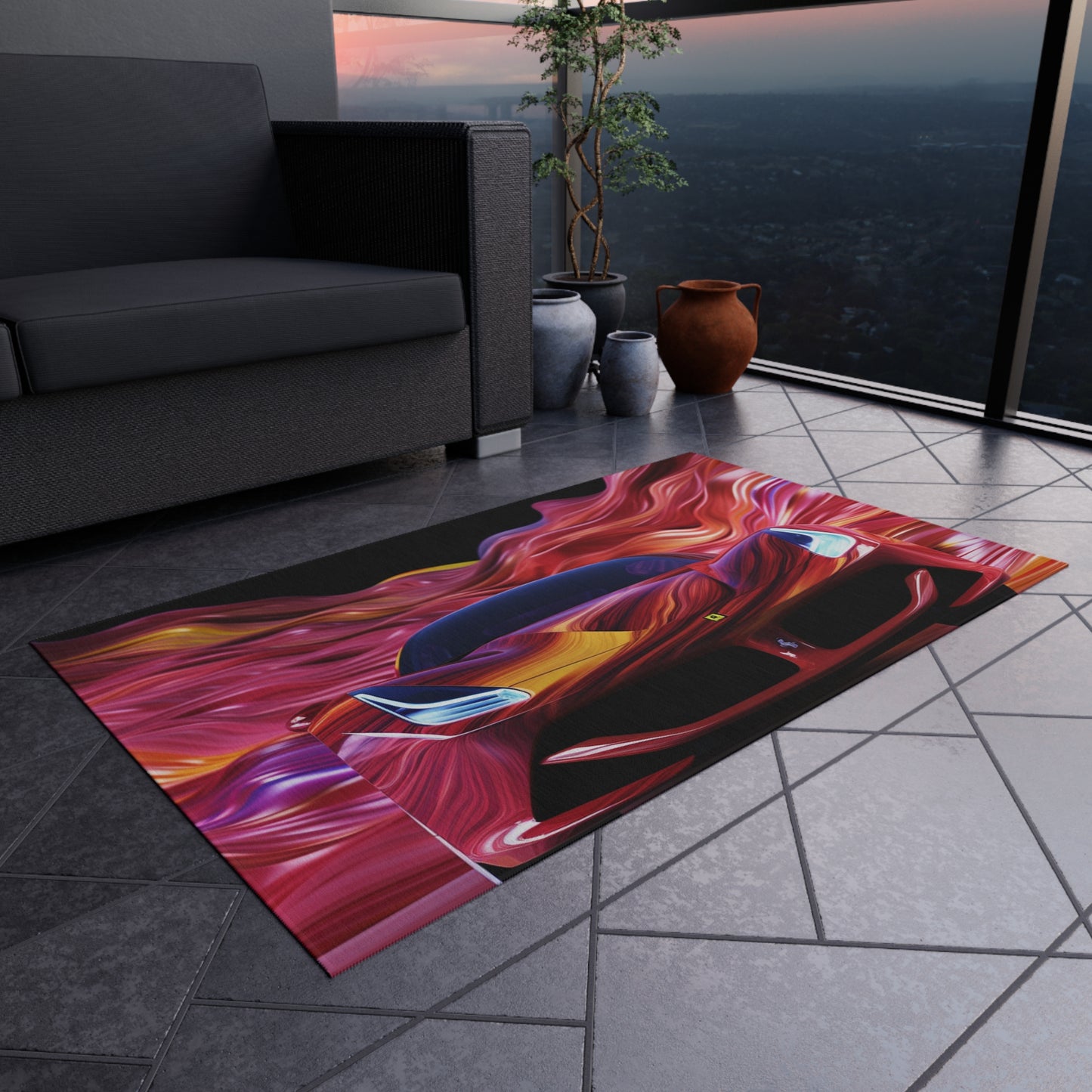 Outdoor Rug  Ferrari Water Fusion 3