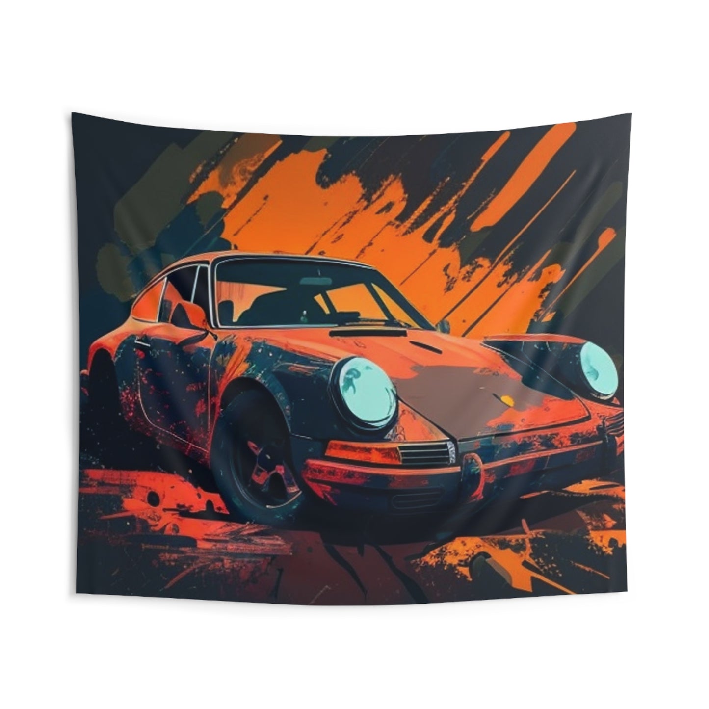 Indoor Wall Tapestries Porsche Abstract 3