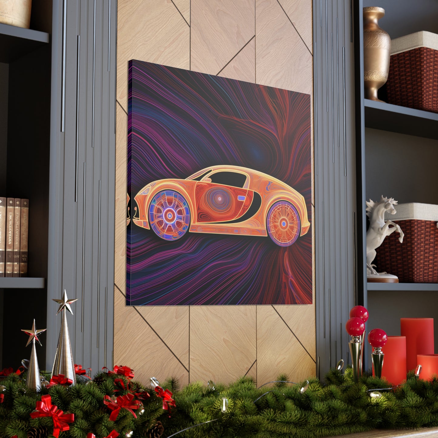 Canvas Gallery Wraps Bugatti Abstract Concept 2