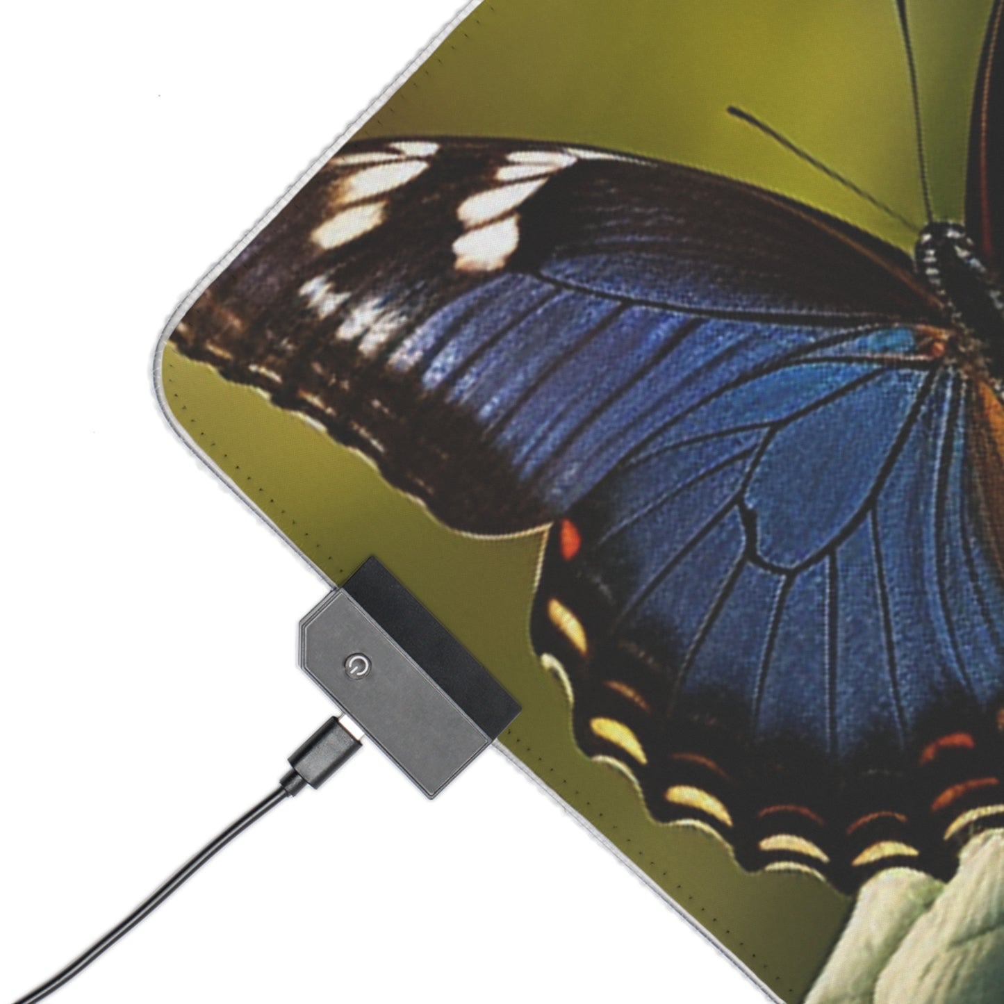 LED Gaming Mouse Pad Jungle Butterfly 3