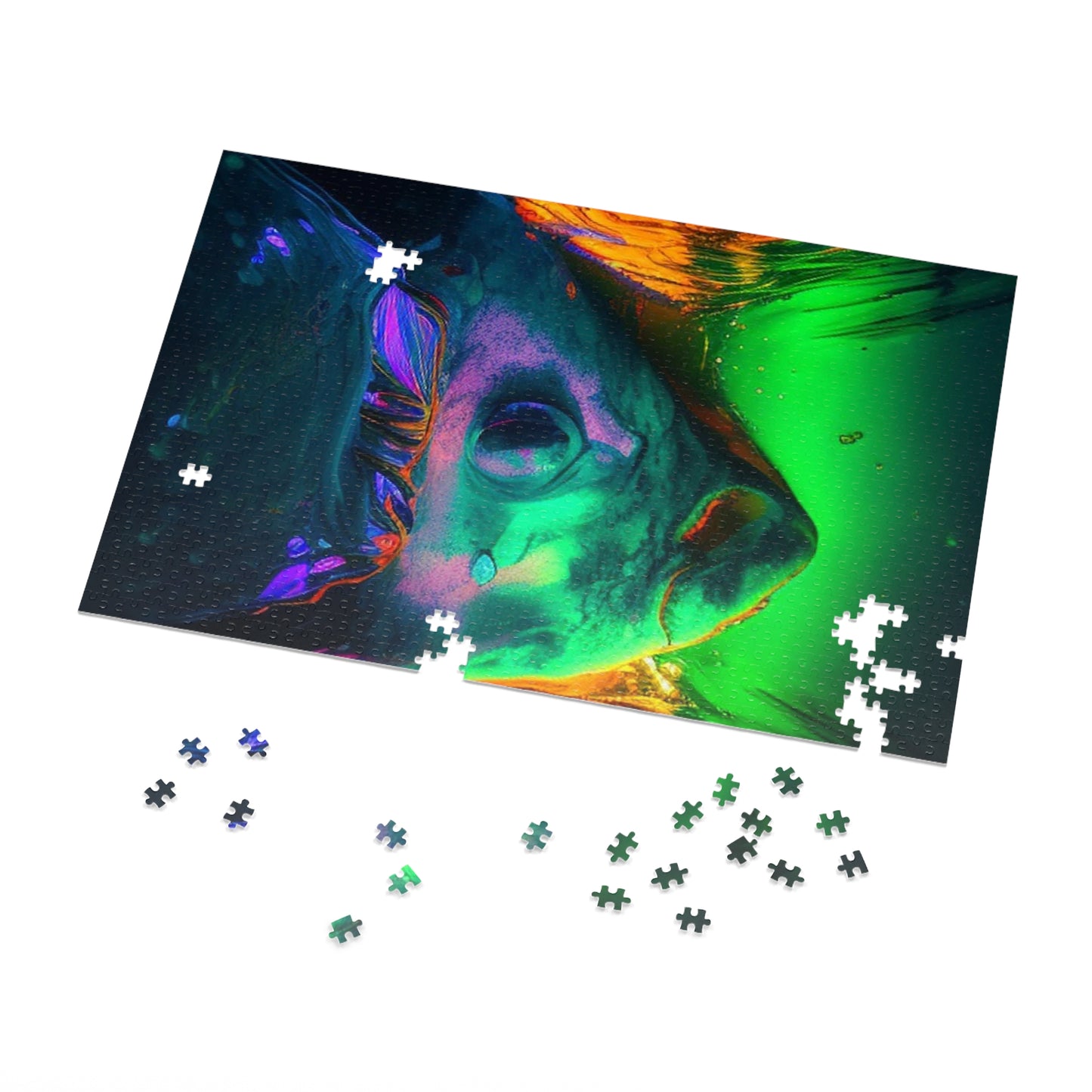 Jigsaw Puzzle (30, 110, 252, 500,1000-Piece) Florescent Glow 1