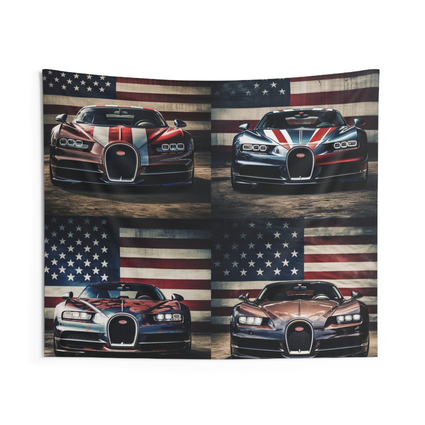 Indoor Wall Tapestries Bugatti Flag 5