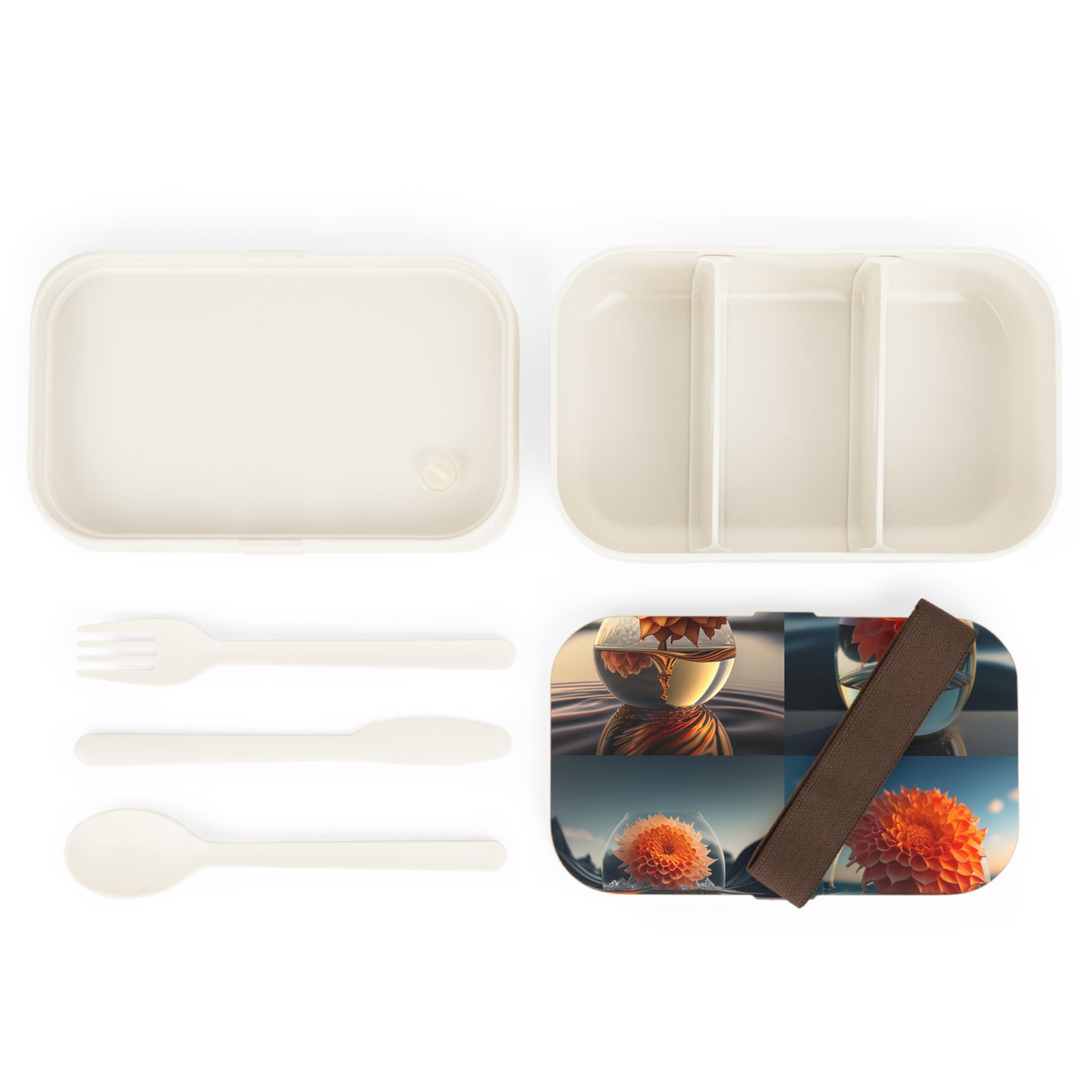 Bento Lunch Box Dahlia Orange 5