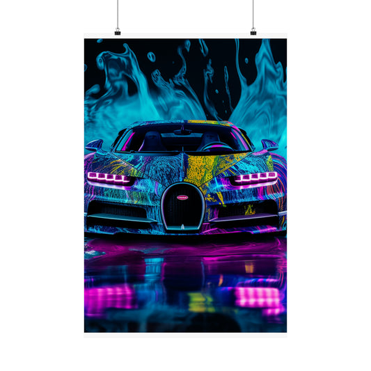 Premium Matte Vertical Posters Bugatti Water 2