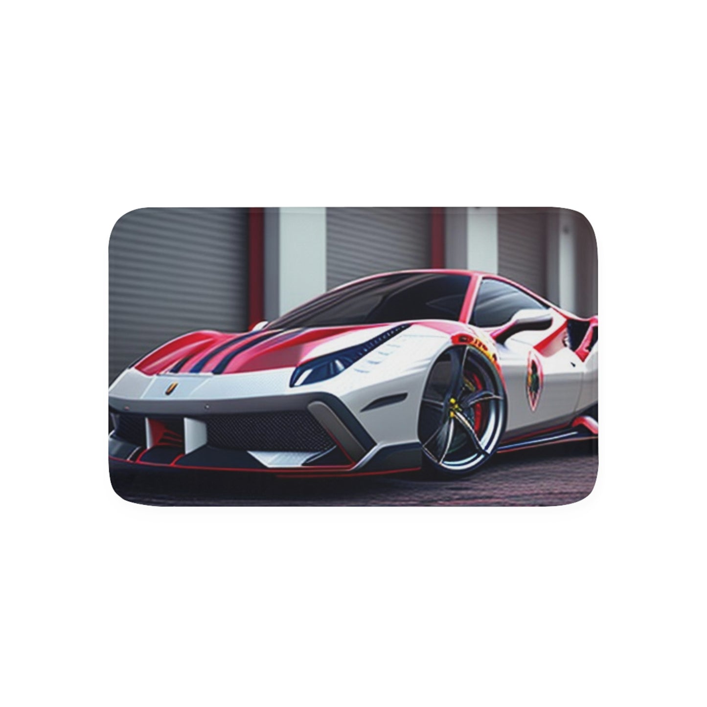 Memory Foam Bath Mat Ferrari Hyper 3