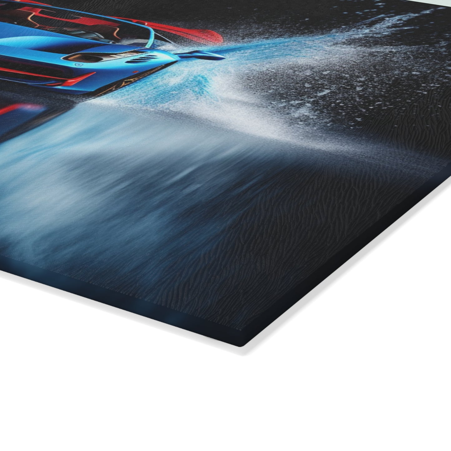 Glass Cutting Board Ferrari Water Splash 1