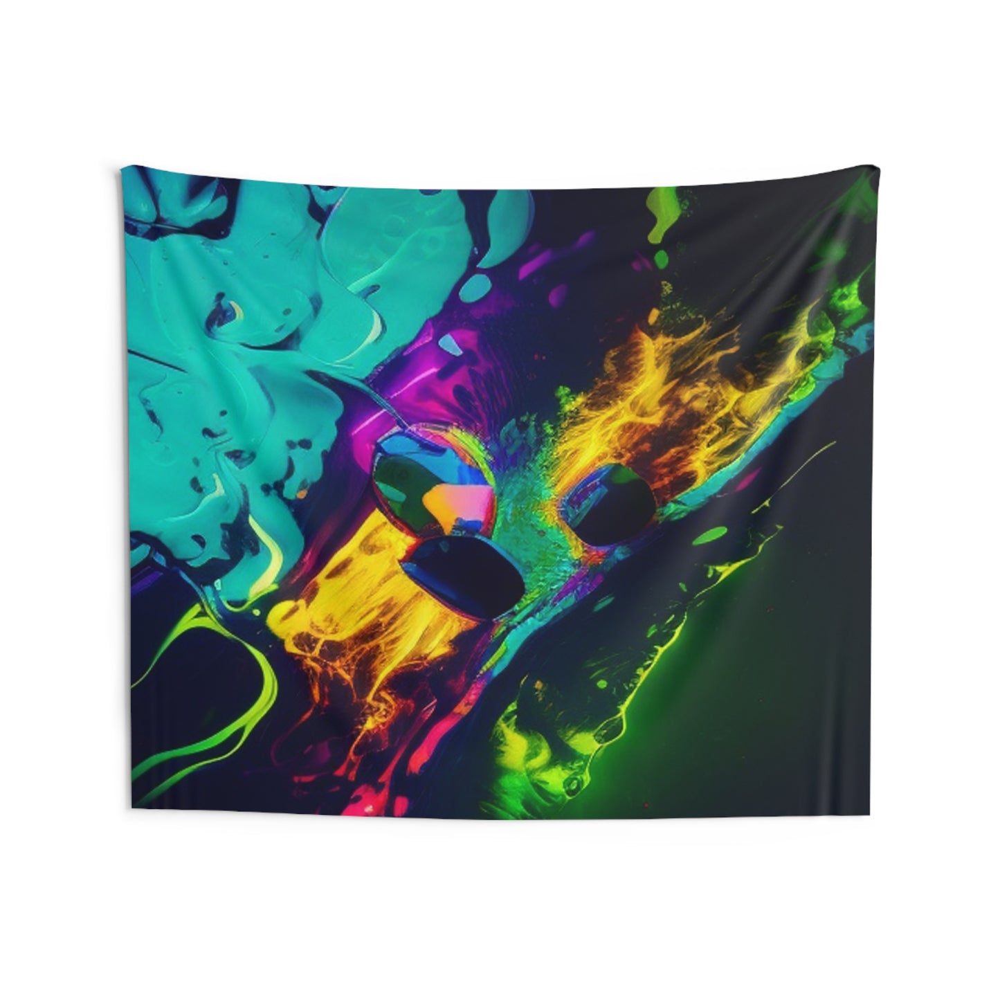 Indoor Wall Tapestries Florescent Glow 4