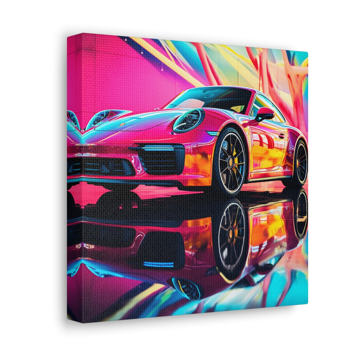 Canvas Gallery Wraps Macro Porsche 4