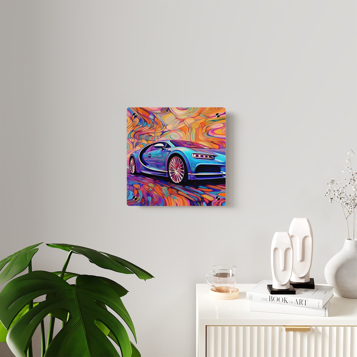 Acrylic Wall Art Panels Bugatti Abstract Concept 3