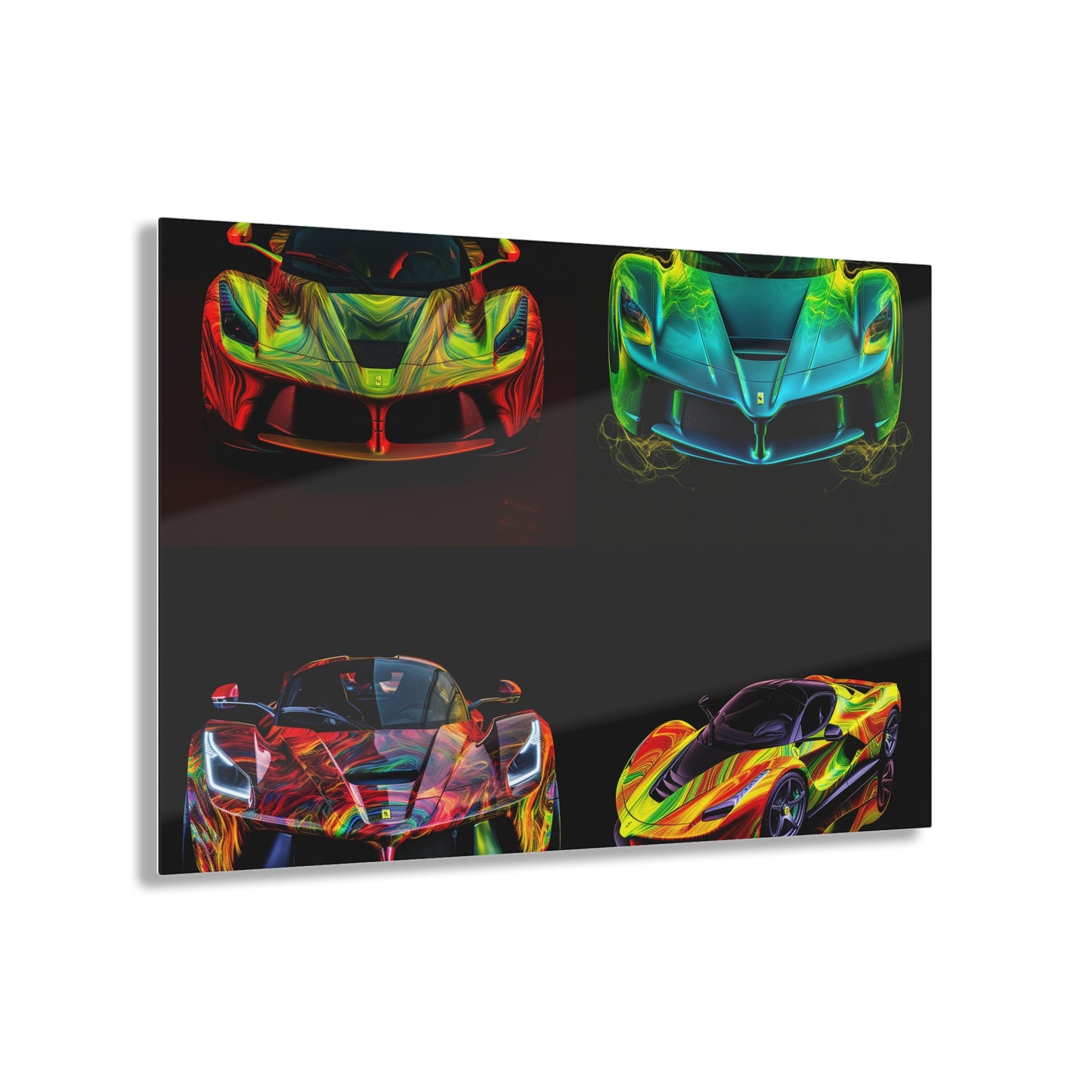 Acrylic Prints Ferrari Neon 5