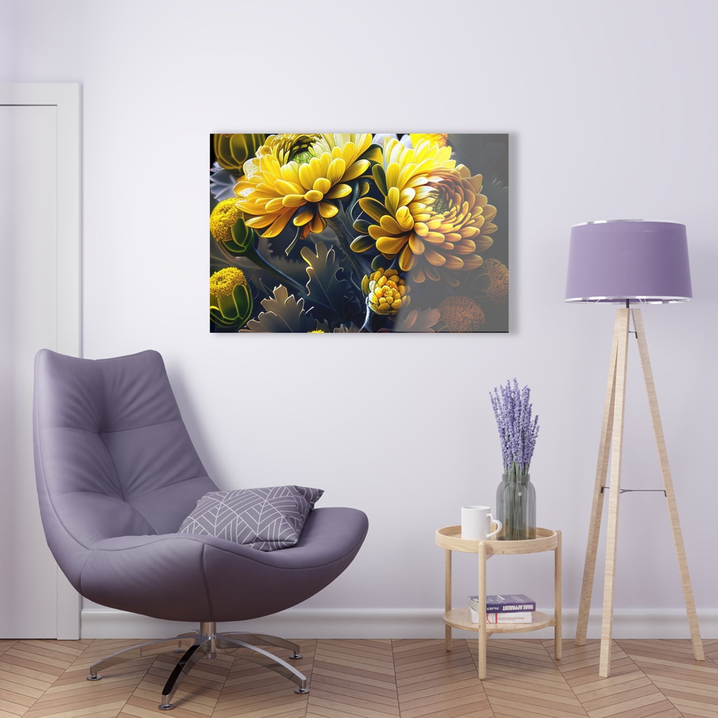 Acrylic Prints Yellow Hermosas Flores Amarillas 3