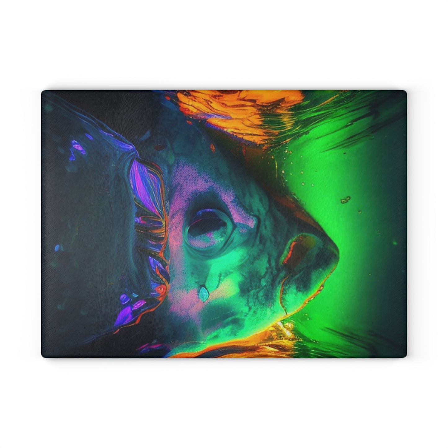 Glass Cutting Board Florescent Glow 1