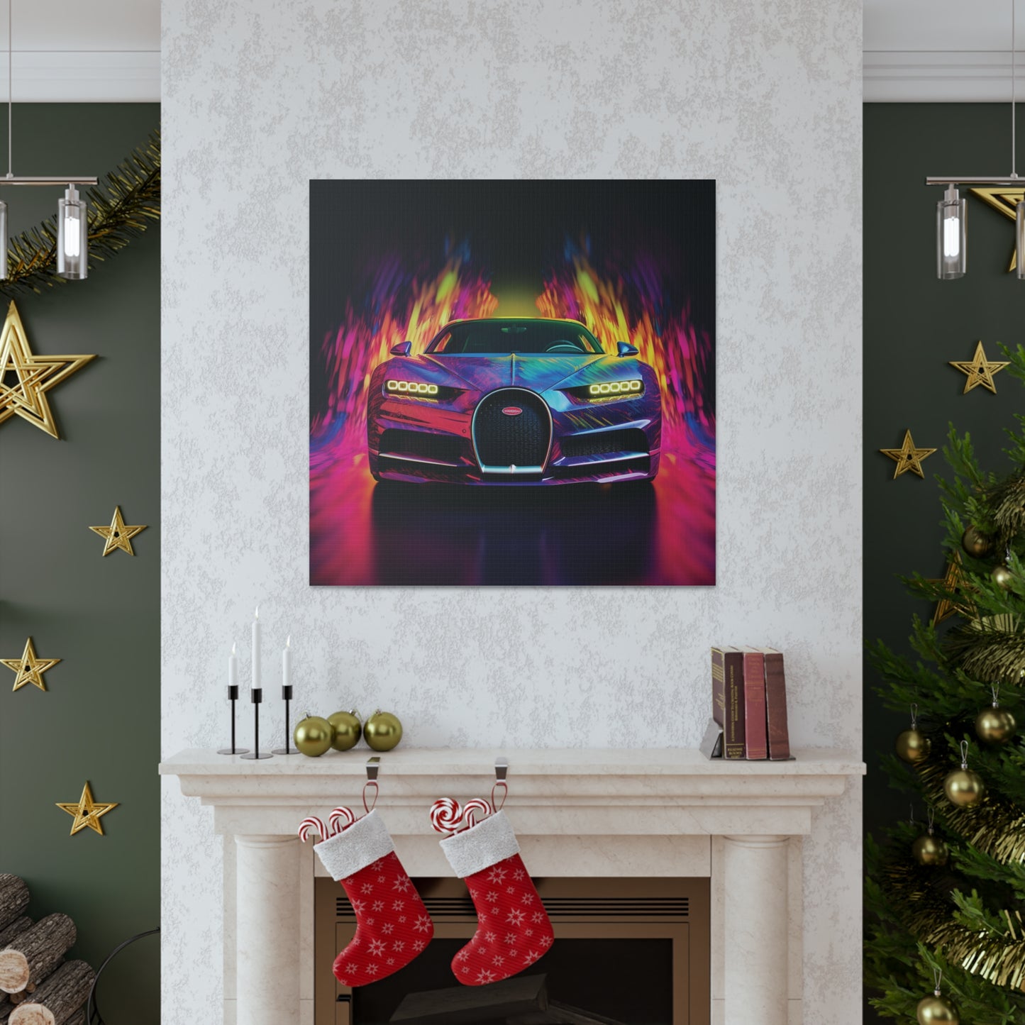 Canvas Gallery Wraps Florescent Bugatti Flair 3