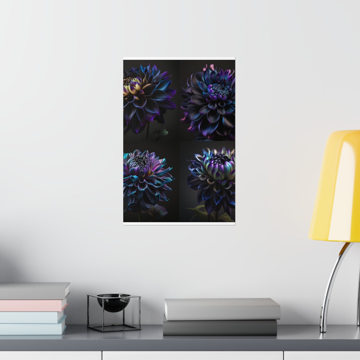 Premium Matte Vertical Posters Dahlia Purple 5