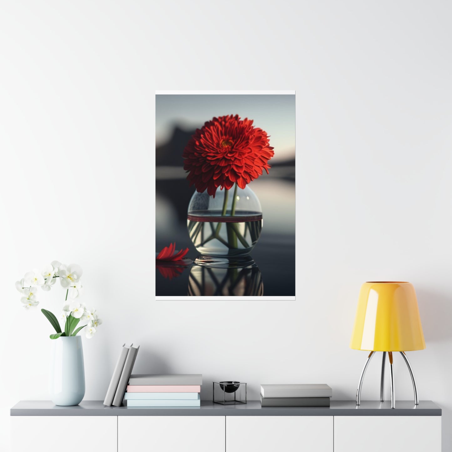 Premium Matte Vertical Posters Chrysanthemum 2