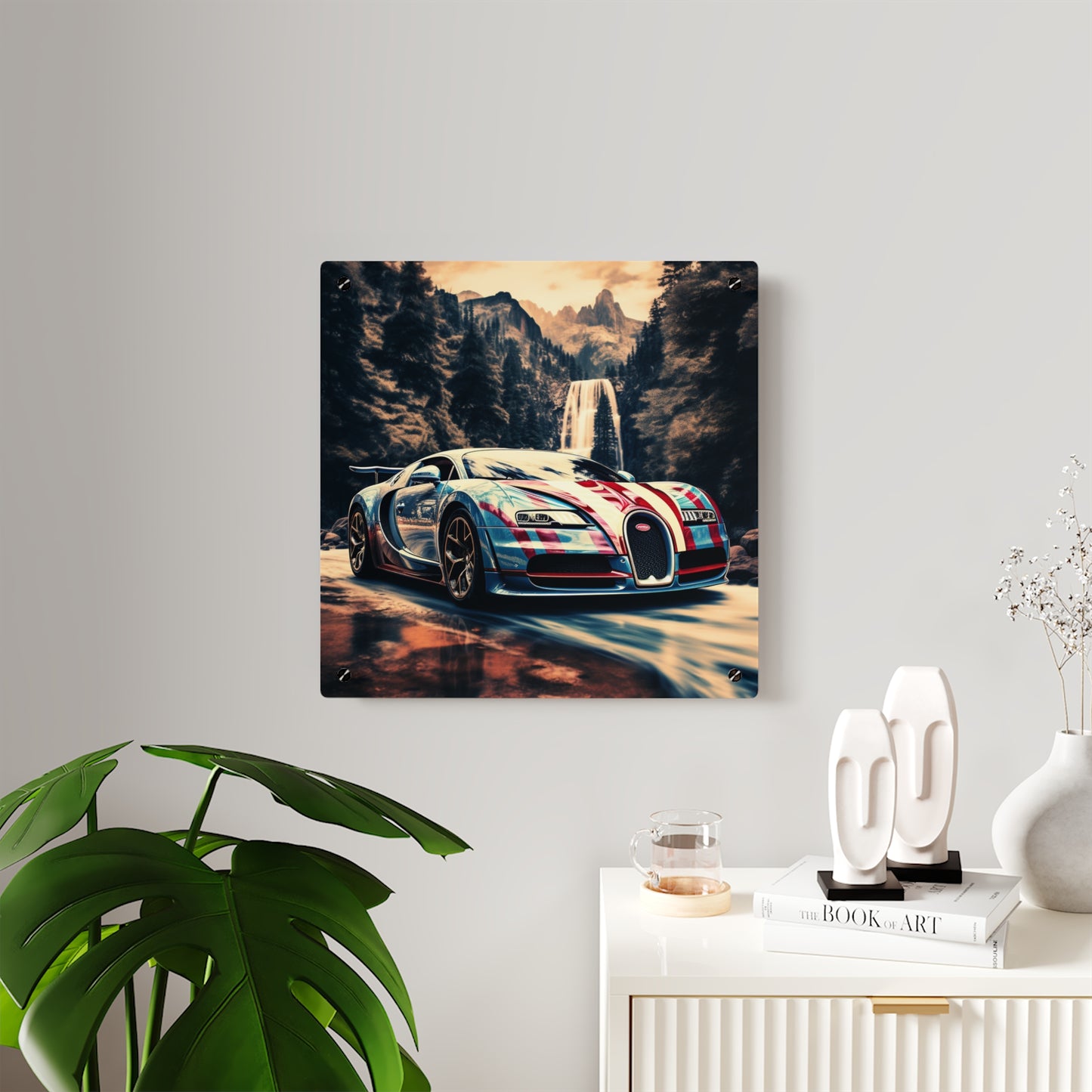 Acrylic Wall Art Panels Bugatti Waterfall 1