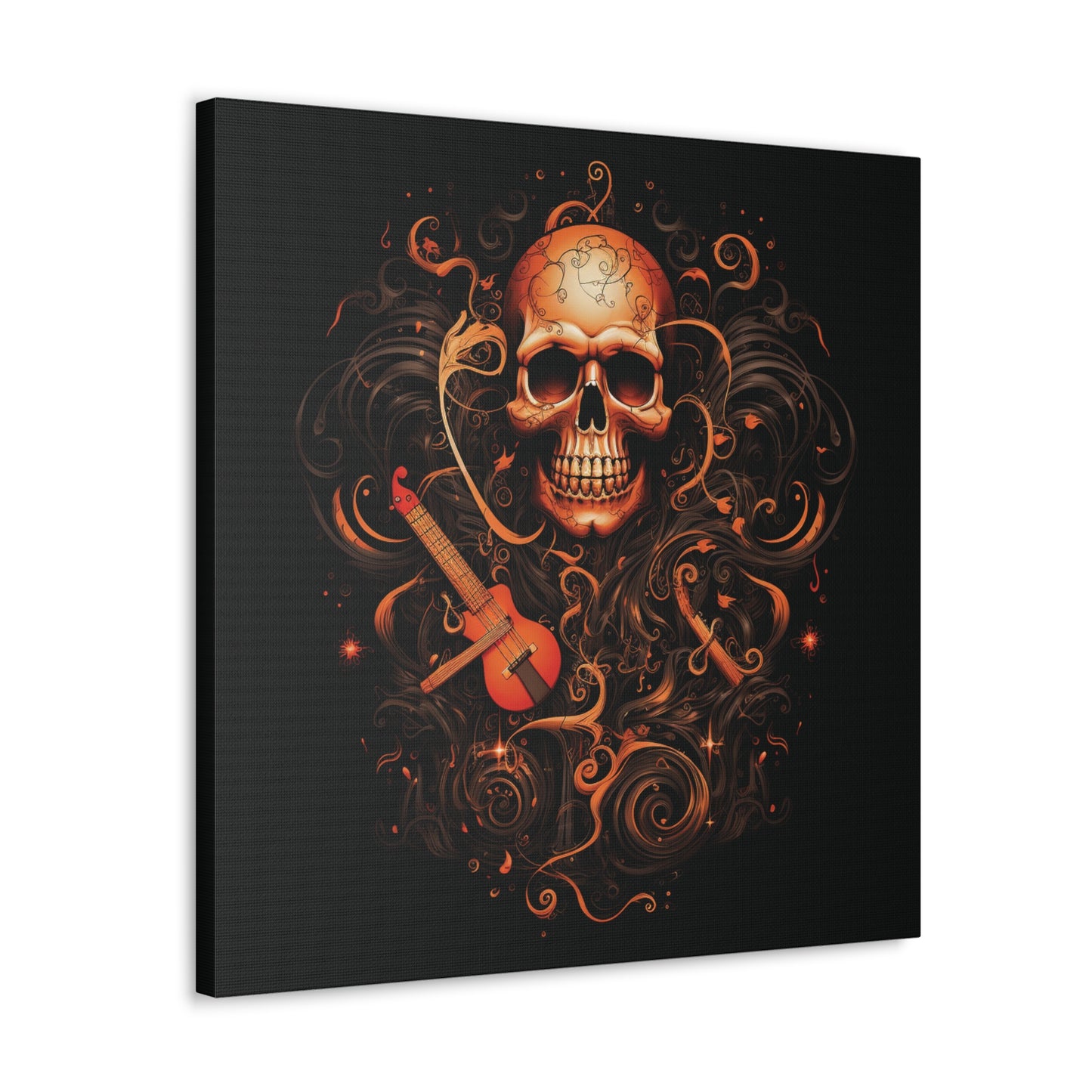 Canvas Gallery Wraps Skull Treble Clef 4