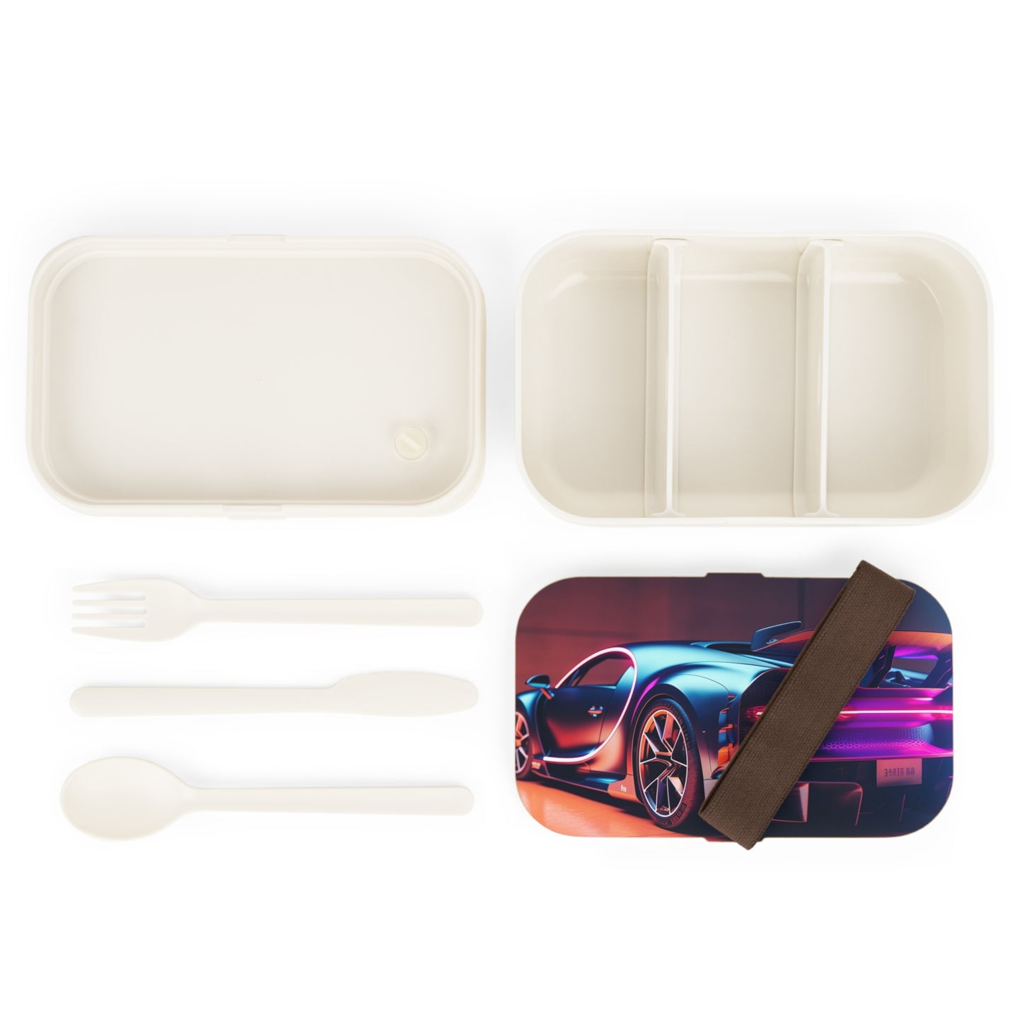 Bento Lunch Box Hyper Bugatti Neon Chiron 2