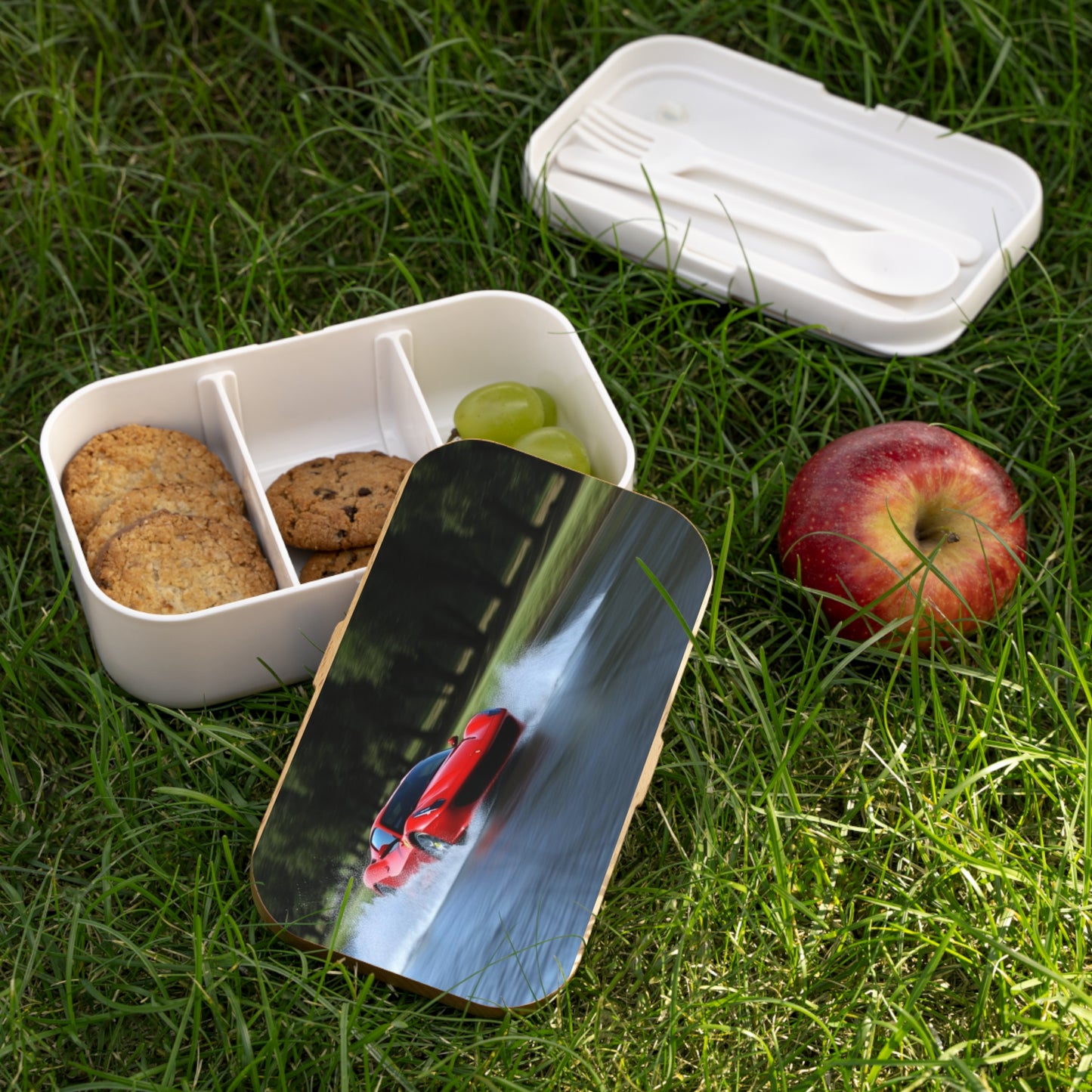 Bento Lunch Box Water Ferrari Splash 3