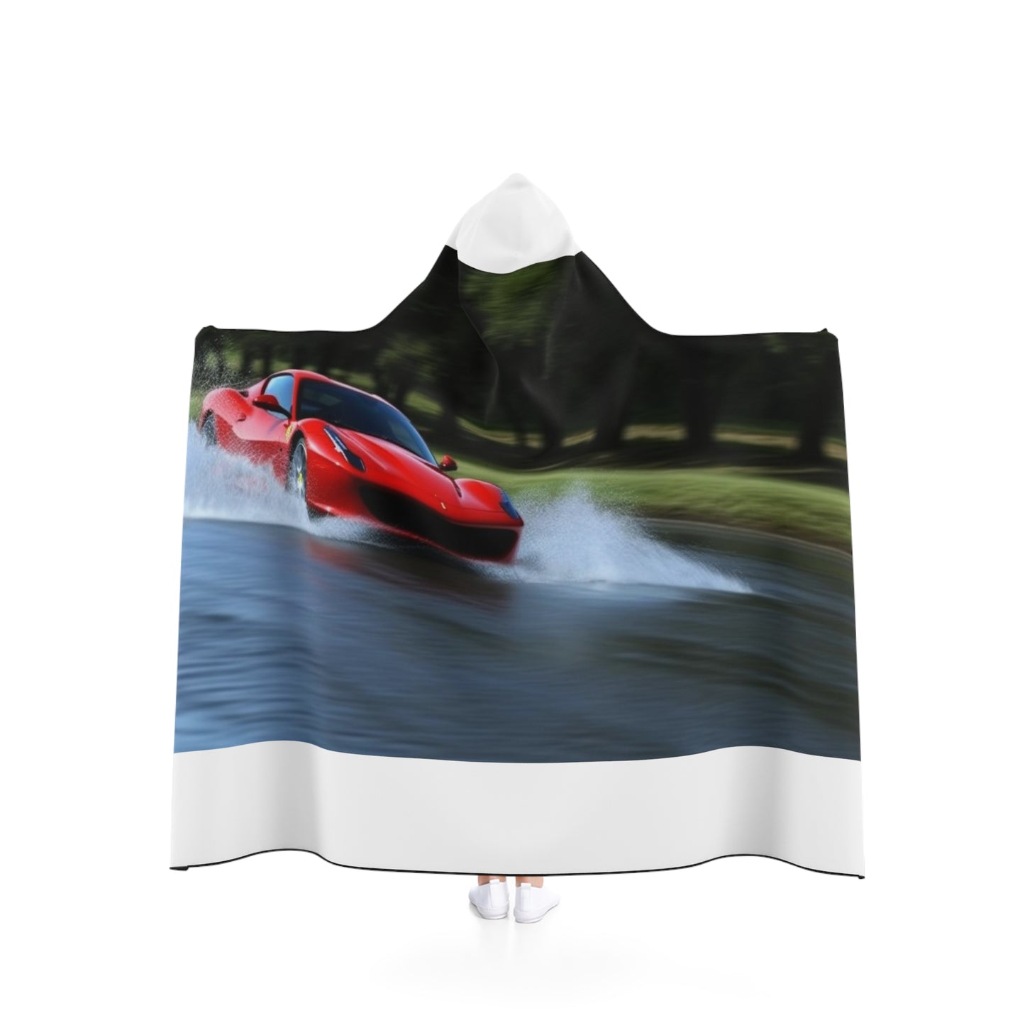 Hooded Blanket Water Ferrari Splash 3