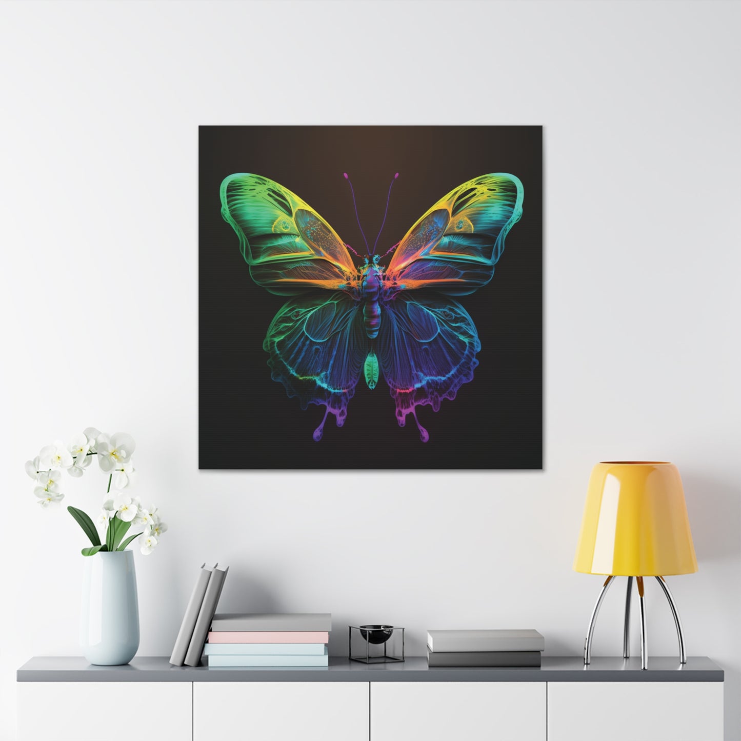 Canvas Gallery Wraps Raw Hyper Color Butterfly 3