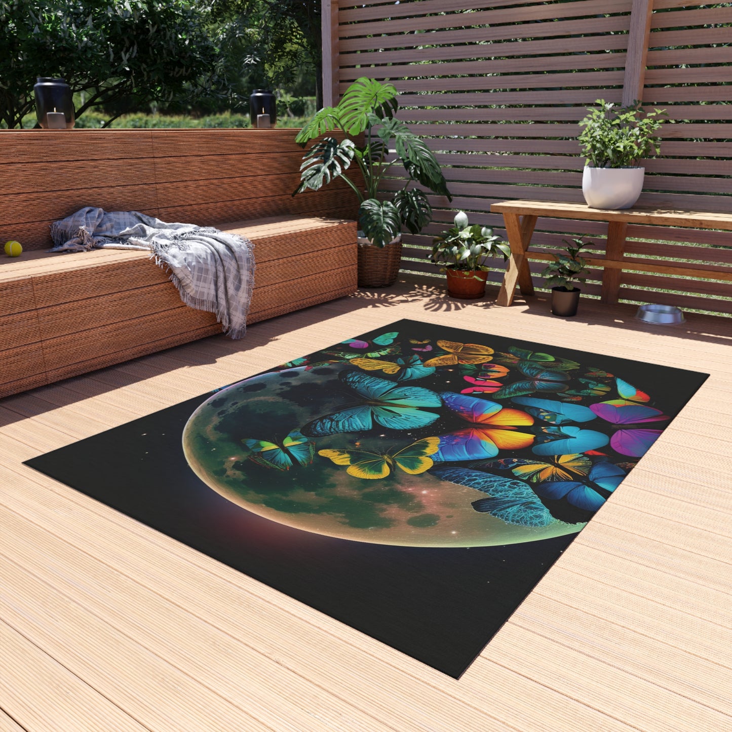 Outdoor Rug  Moon Butterfly 2