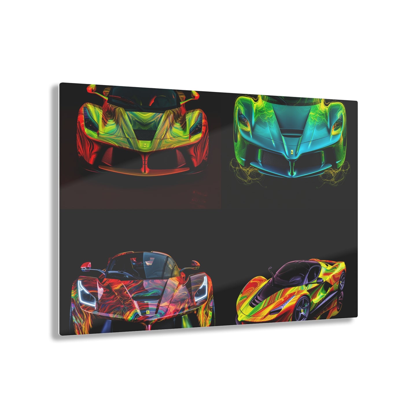 Acrylic Prints Ferrari Neon 5