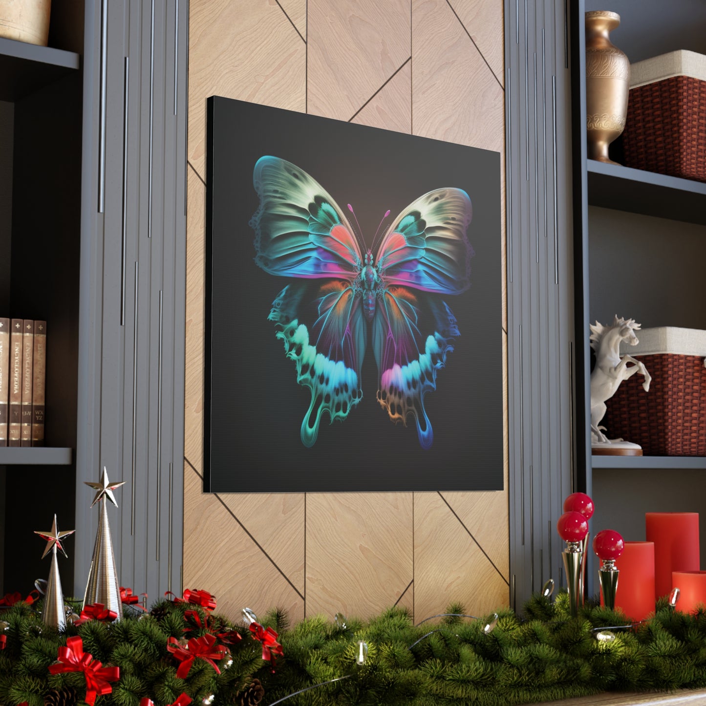 Canvas Gallery Wraps Raw Hyper Color Butterfly 2