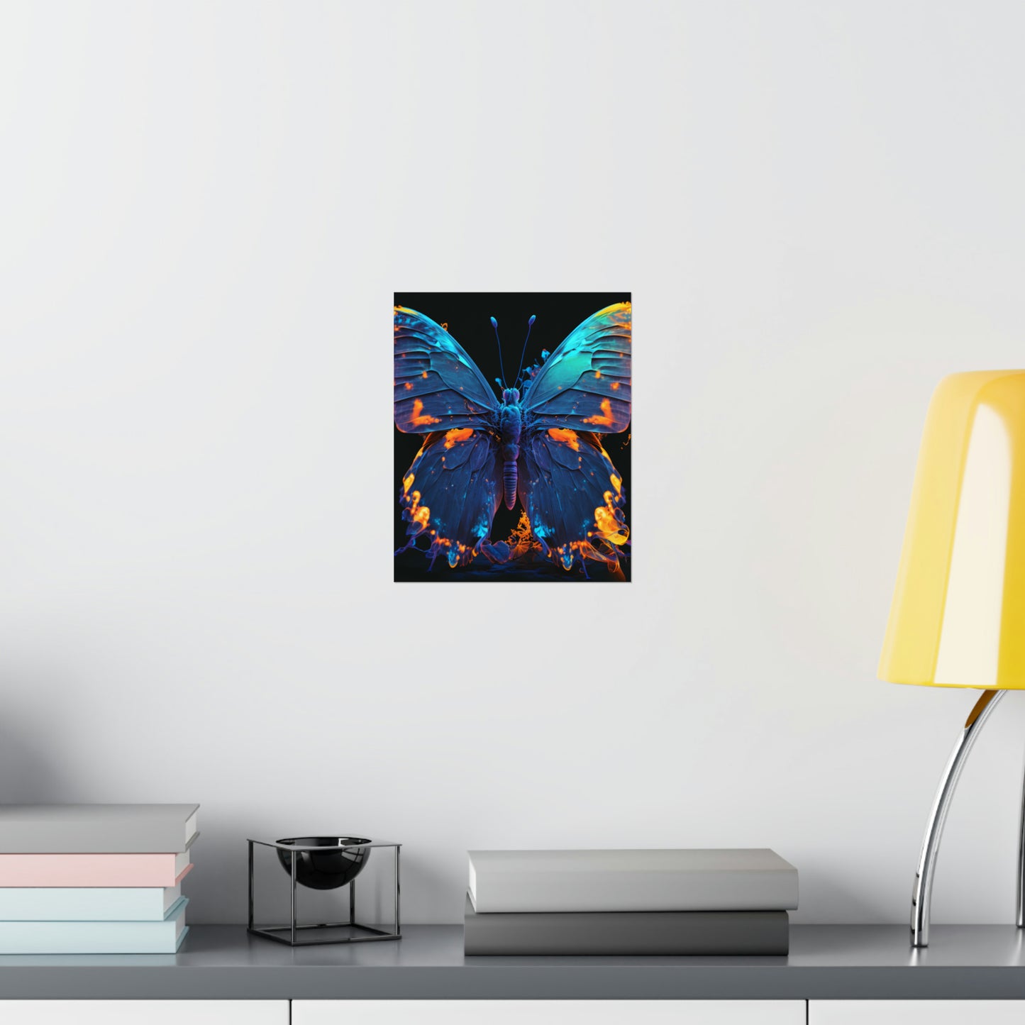 Premium Matte Vertical Posters Thermal Butterfly 3