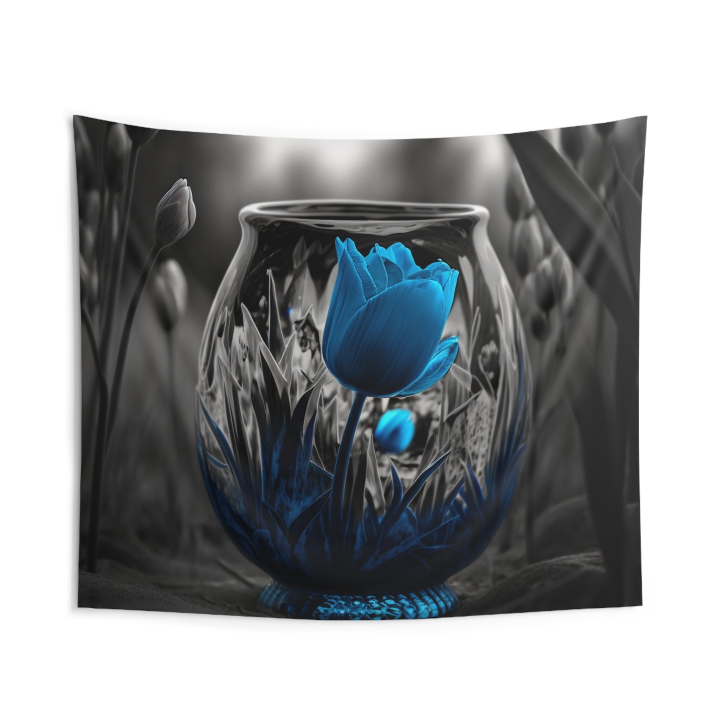 Indoor Wall Tapestries Tulip Blue 6