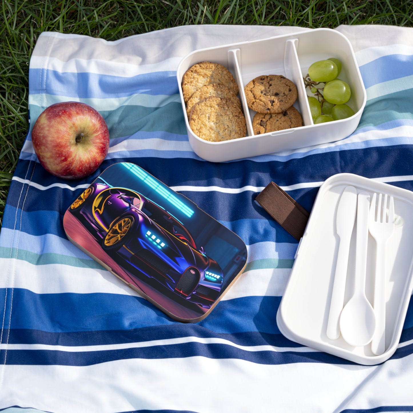 Bento Lunch Box Hyper Bugatti Neon Chiron 4