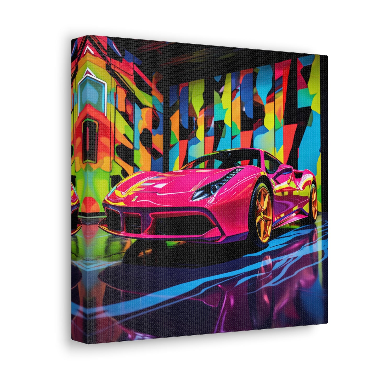 Canvas Gallery Wraps Ferrari Flair Macro 1