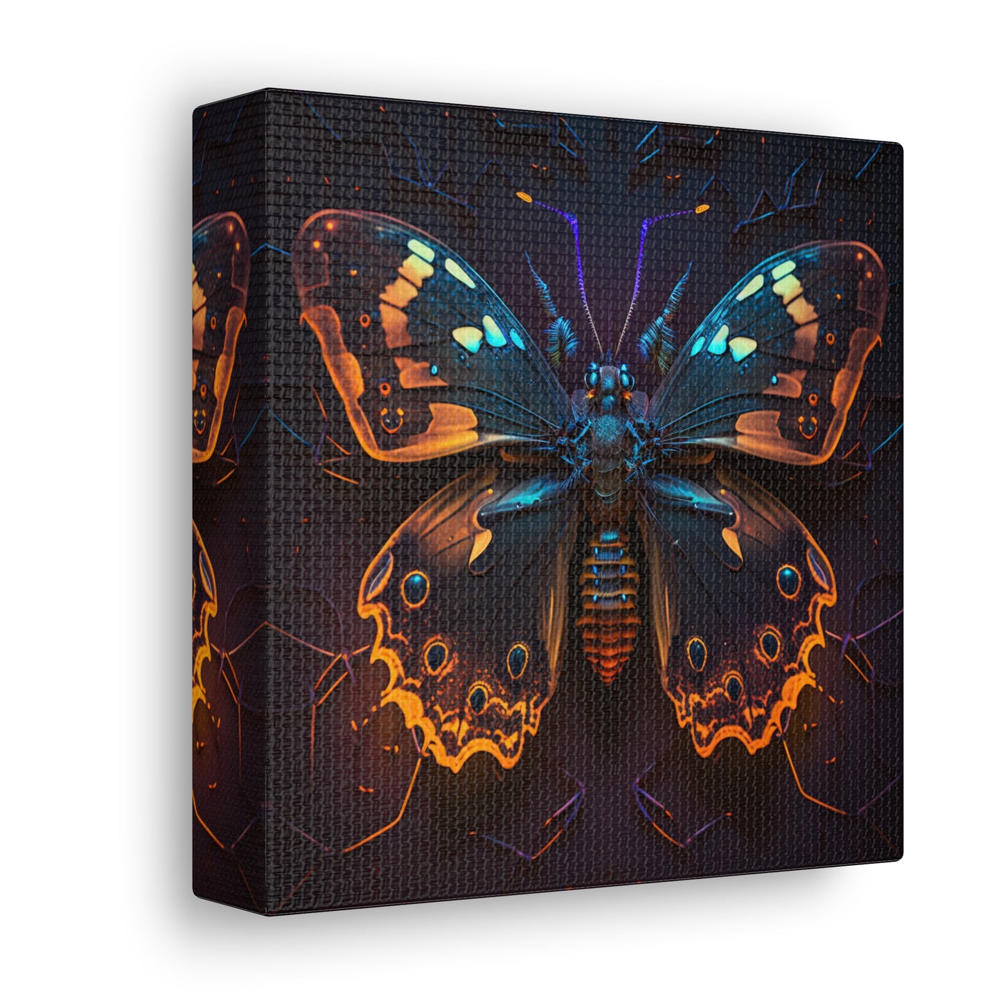 Canvas Gallery Wraps Neon Hue Butterfly 2