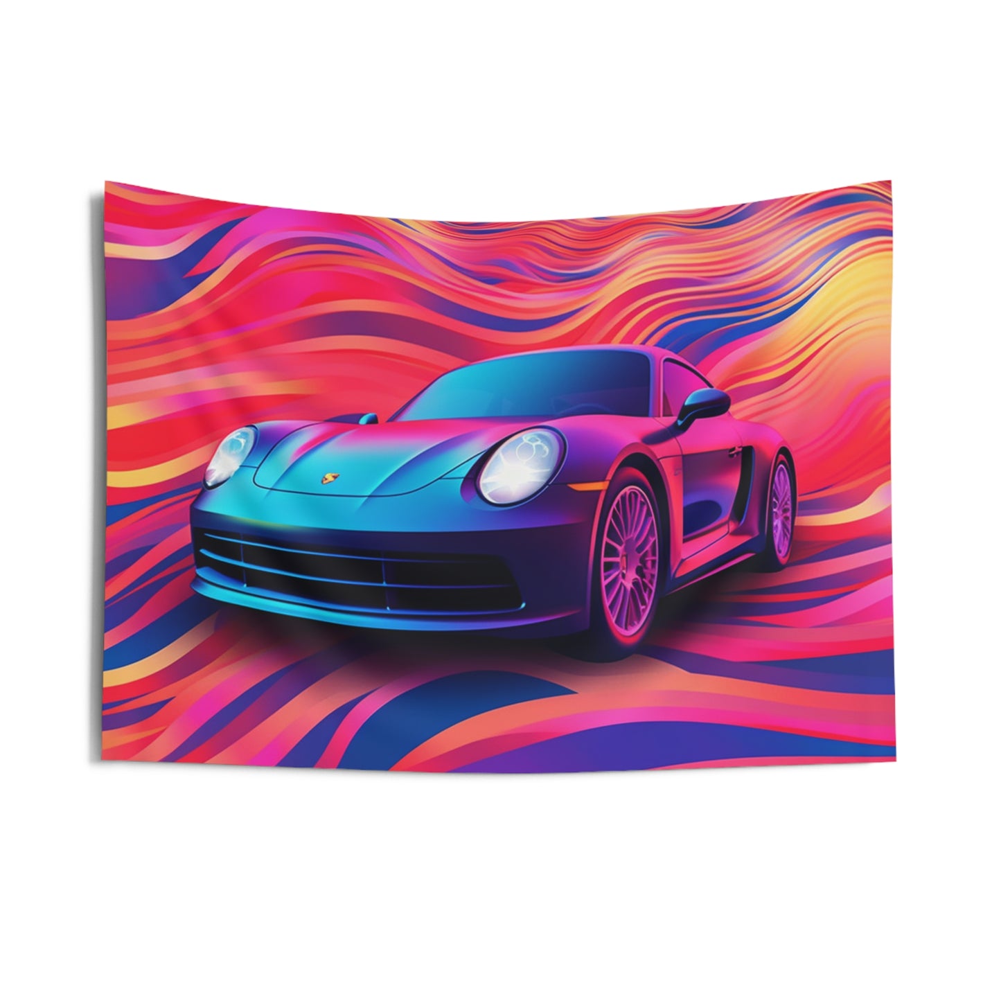 Indoor Wall Tapestries Porsche Water Fusion 3